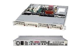 Supermicro SC813S-500C Chassis - Rack-mountable - Black [CSE-813S-500CB]