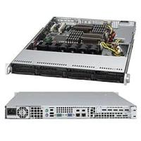 Supermicro SuperChassis SC815T-563CB System Cabinet - Rack-mountable - Black - 1U - 4[CSE-815T-563C