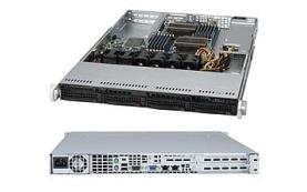 Supermicro SuperChassis SC815T-563UB System Cabinet - Rack-mountable - Black - 1U - 4[CSE-815T-563U