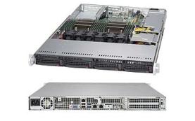 Supermicro SuperChassis SC815TQ-600WB System Cabinet - Rack-mountable - Black - 1U -[CSE-815TQ-600W