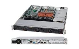 Supermicro SuperChassis SC815TQ-720UB Rackmount Enclosure - Rack-mountable - Black -[CSE-815TQ-720U