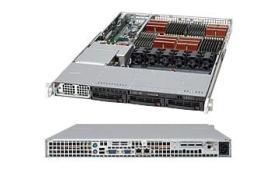 Supermicro SuperChassis SC818TQ+-1000LPB Rackmount Enclosure - 1U - Rack-mountabl[CSE-818TQ+-1000LP