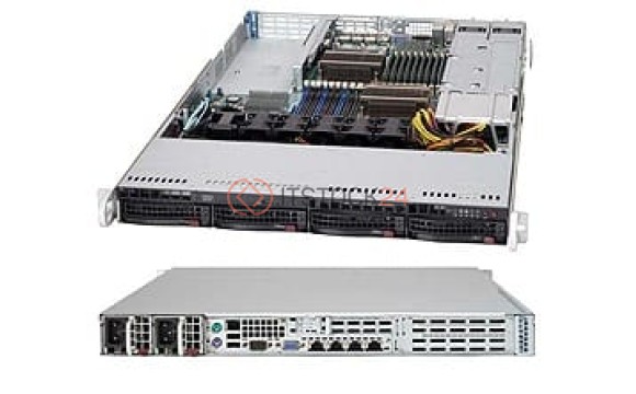 Supermicro SuperChassis SC819TQ-R700UB Rackmount Enclosure - Rack-mountable - Black[CSE-819TQ-R700U Supermicro SuperChassis SC819TQ-R700UB Rackmount Enclosure - Rack-mountable - Black[CSE-819TQ-R700U