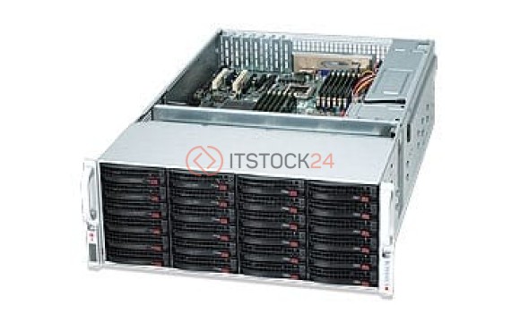 Supermicro SuperChassis SC847E16-R1K28LPB System Cabinet - Rack-mountable - Blac[CSE-847E16-R1K28LP