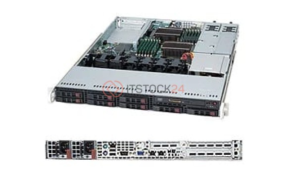 Supermicro SuperServer 1026T-TF Barebone System - 1U Rack-mountable - Intel 5500 Chipse[SYS-1026T-T