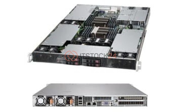 Supermicro SuperServer 1027GR-72R2+ Barebone System - 1U Rack-mountable - Intel C60[SYS-1027GR-72R2