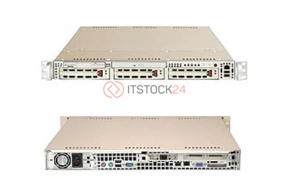 Supermicro SuperServer 6014H-I2 Barebone System - Intel E7520 - Socket 604, Socket 604,[SYS-6014H-I Supermicro SuperServer 6014H-I2 Barebone System - Intel E7520 - Socket 604, Socket 604,[SYS-6014H-I