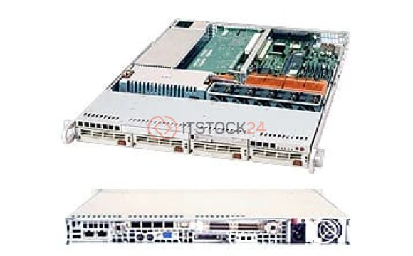 Supermicro SuperServer 6014P-82R Barebone System - Intel E7520 - Socket 604 - Xeon, X[SYS-6014P-82R