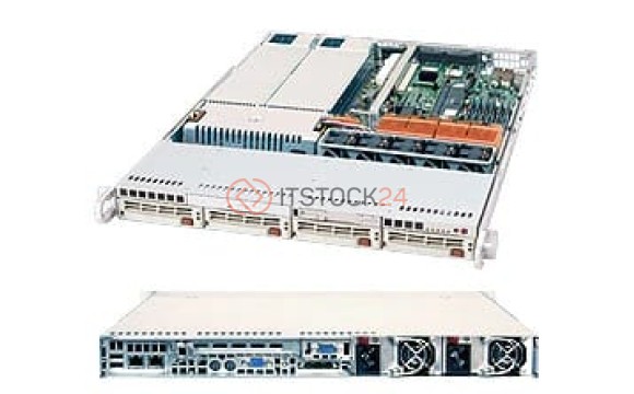 Supermicro SuperServer 6014P-8RB Barebone System - Intel E7520 - Xeon, Xeon LV [SYS-6014P-8RB]