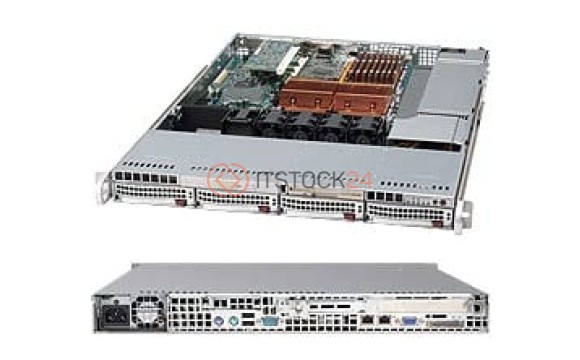 Supermicro SuperServer 6015B-T+V Barebone System - Intel 5000P - LGA771 Socket - Xeon [SYS-6015B-T+