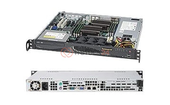 Supermicro SuperServer 6016T-MR Barebone System - Intel 5500 - Socket B - Xeon (Quad-co[SYS-6016T-M