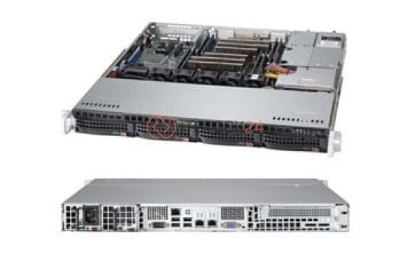 Supermicro SuperServer 6017R-72HDP+ Barebone System - 1U Rack-mountable - Intel C60[SYS-6017R-72HDP Supermicro SuperServer 6017R-72HDP+ Barebone System - 1U Rack-mountable - Intel C60[SYS-6017R-72HDP