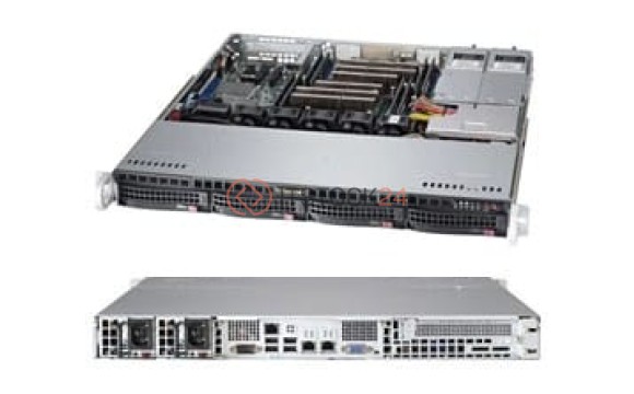 Supermicro SuperServer 6017R-M7RF Barebone System - 1U Rack-mountable - Intel C602J C[SYS-6017R-M7R