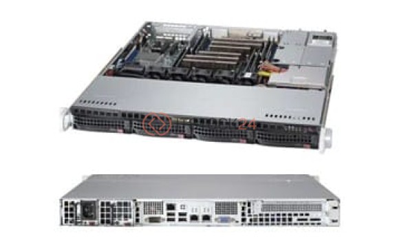 Supermicro 1U RM BB E5-2630 V2 4X SAS2 700W RPS CEPH MON 64GB MEM INKTANK [SYS-6017R-MON1]