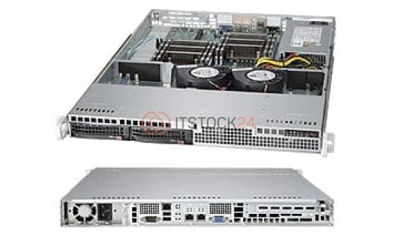 Supermicro SuperServer 6017R-TDLF Barebone System - 1U Rack-mountable - Intel C6[SYS-6017R-TDLF-BUL