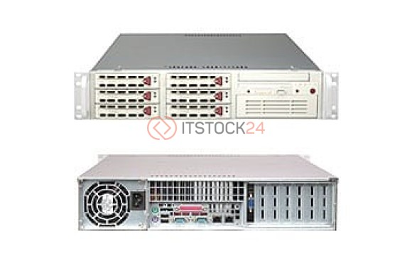 Supermicro SuperServer 6024H-T Barebone System- Intel E7520- Xeon, Xeon LV- CD-Reader[SYS-6024H-T]