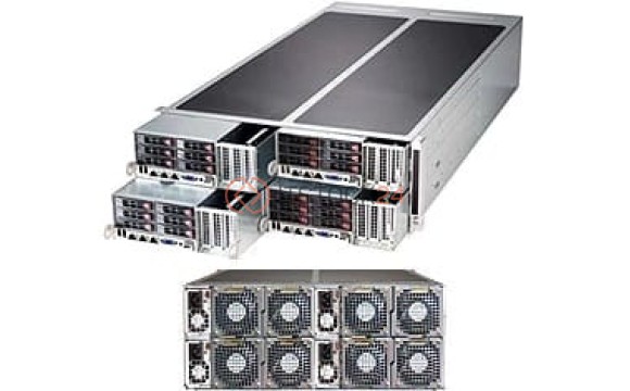 Supermicro 4U RM BB BLACK LGA2011 1600MHZ 6X SAS 1620W RPS X9DRFF-7G+ [SYS-F627G2-F73+]