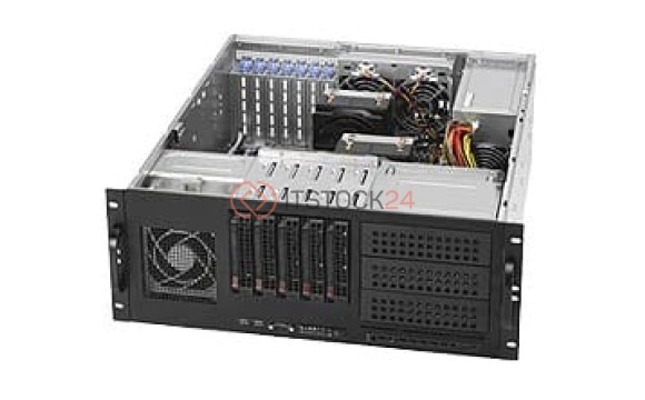 Supermicro SuperChassis System Cabinet - Rack-mountable - 4U - 5 x Bay - 865 W - EATX [CSE-842T-865