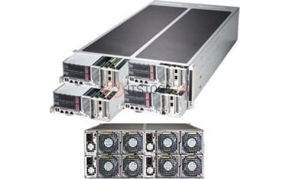 Supermicro Superserver F627G3-F73+ (Black) X9DRFF-7G+, Cse-F424AG-R1K62BP [SYS-F627G3-F73+]