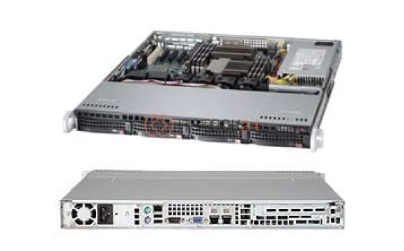 Supermicro System System-6017B-MTF 1U Xeon E5-2400 B2 LGA1356 DDR3 440W Retail [SYS-6017B-MTF]