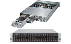 Supermicro 2U RM BB BLACK E5-2600 1866MHZ 12X SAS/SATA 1280W RPS DUAL NODE [SYS-2027PR-DC0R]
