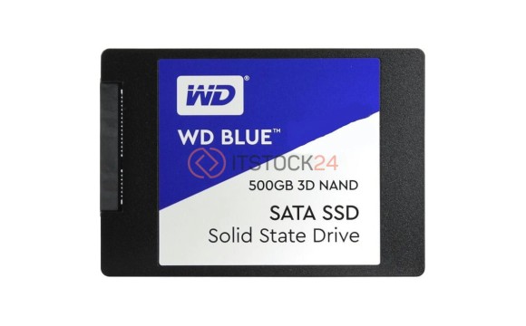 WDS500G2B0A Твердотельный накопитель Western Digital WD Blue SATA 500 ГБ SATA