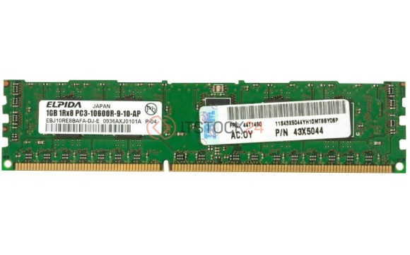 44T1490 Оперативная память IBM 1GB 1Rx8 PC3-10600R-09-10-A1-D2