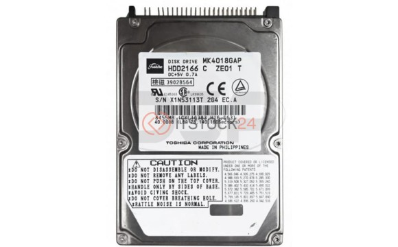 Жесткий диск Toshiba MK4018GAP 40Gb 4200 IDE 2,5' HDD