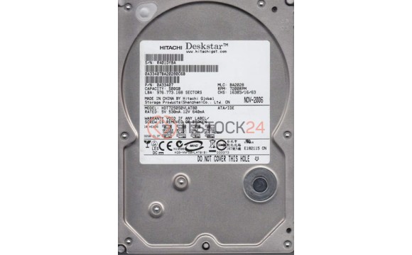 Жесткий диск Hitachi 0A33407 500Gb 7200 IDE 3.5" HDD
