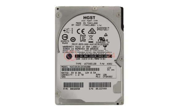 Жесткий диск HGST 0B32650 1,2Tb 10520 SAS 2,5' HDD