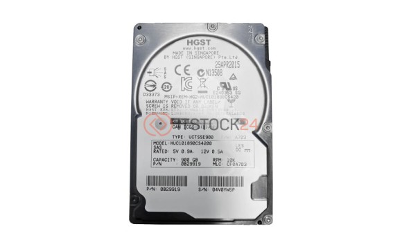 Жесткий диск HGST 0B29919 900Gb 10520 SAS 2,5" HDD