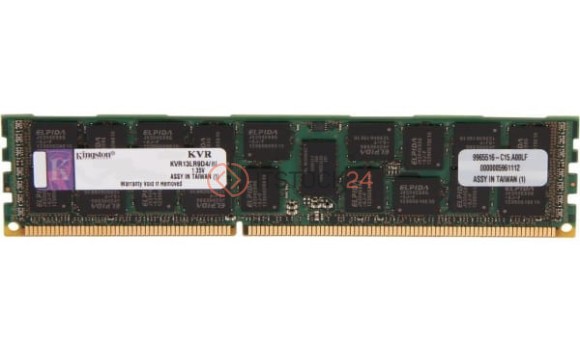 Оперативная память Kingston KVR13LR9D4/8I DDRIII 8Gb