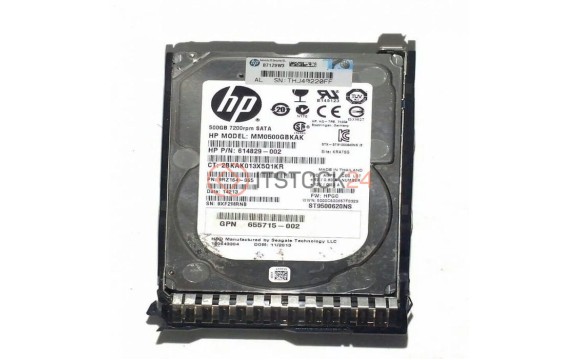 MM0500GBKAK Жесткий диск HP G8 G9 500-GB 2.5 6G SATA QR HDD
