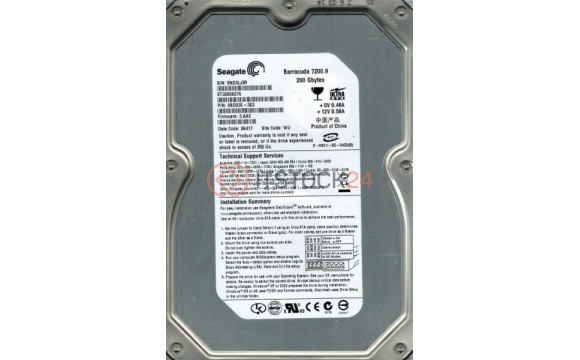 Жесткий диск Seagate ST3200827A 200Gb 7200 IDE 3.5' HDD
