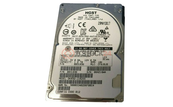Жесткий диск HP 0B31876 1,2Tb 10520 SAS 2,5" HDD