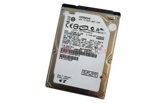 Жесткий диск Hitachi HTS545016B9A300 160Gb 5400 SATAII 2,5" HDD