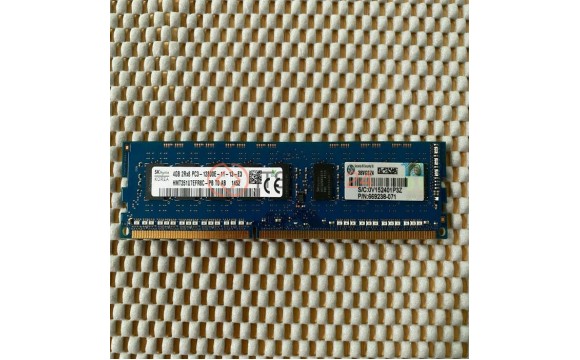 100-555-014-00 Оперативная память 4GB 2Rx8 PC3-12800E-11-13-E3 MT18JSF51272AZ-1G6K1ZE