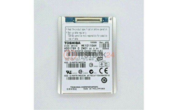 Жесткий диск Toshiba MK1011GAH 100Gb 4200 IDE 1,8' HDD