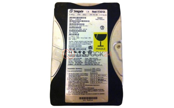 Жесткий диск Seagate ST34313A 4,3Gb 5400 IDE 3.5' HDD