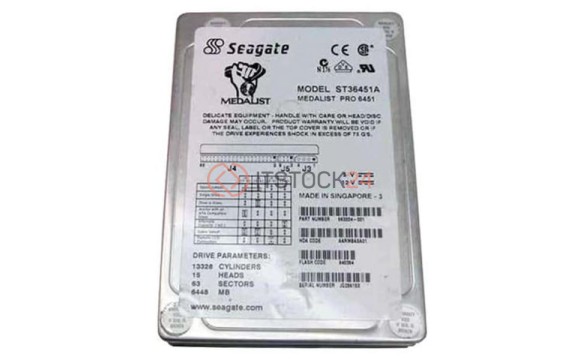 Жесткий диск Seagate ST36451A 6,4Gb 5400 IDE 3.5' HDD