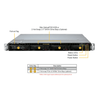 SUPERMICRO PWS-1K28P-SQ - Supermicro 1280W 1U Redundant Power Supply