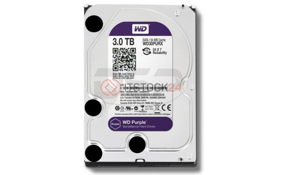 Жесткий диск Western Digital WD30PURZ 3Tb IntelliPower SATAIII 3.5' HDD