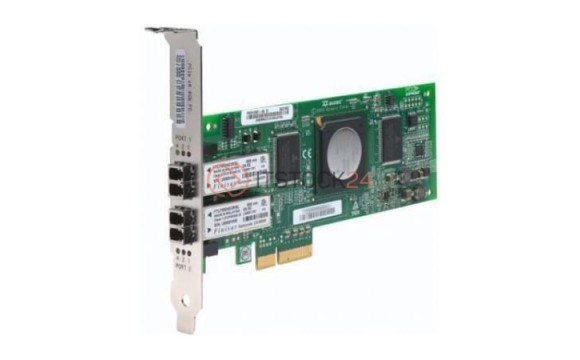 Адаптер Qlogic 4Gb Dual Port FC HBA, PCI-X 2.0, LC multi-mode [QLA2462-CK]