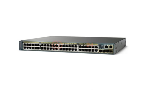 CISCO WS-C2960S-48FPS-L - Cisco 2960S 48 GigE PoE 740W, 4 x SFP LAN Base