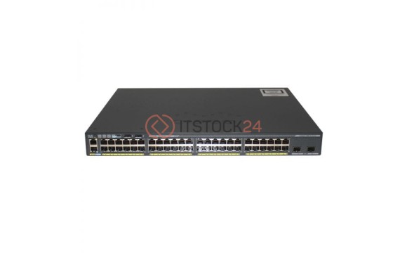 CISCO WS-C2960X-48LPD-L - Catalyst 2960-X 48 GigE PoE 370W, 2 x 10G SFP+ LAN Base