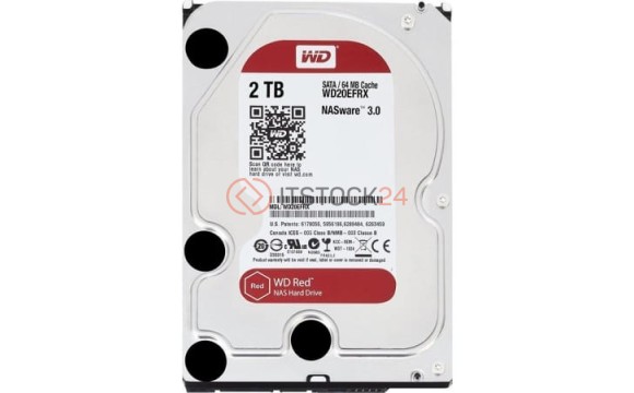Жесткий диск Western Digital WD20EFRX 2Tb  SATAIII 3,5" HDD