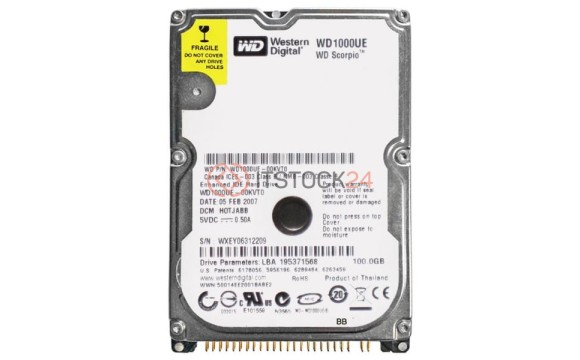 Жесткий диск Western Digital WD1000UE 100Gb 5400 IDE 2,5' HDD