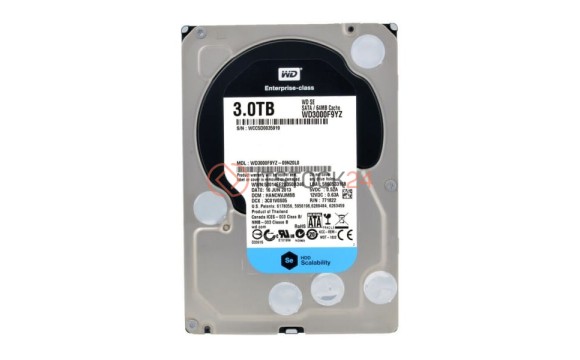 Жесткий Диск Western Digital WD3000F9YZ-09N20L0 3TB 7200 SATAIII 3.5' HDD Жесткий Диск Western Digital WD3000F9YZ-09N20L0 3TB 7200 SATAIII 3.5' HDD