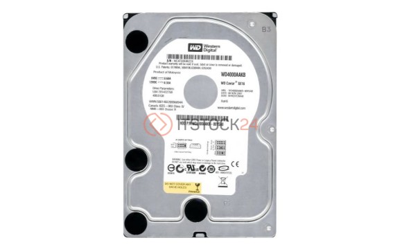 Жесткий диск Western Digital WD4000AAKB 400Gb 7200 IDE 3.5" HDD