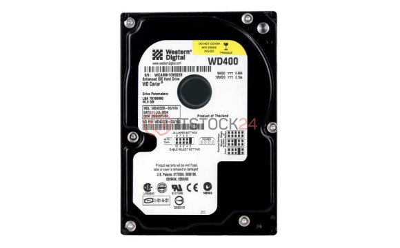 Жесткий диск Western Digital WD400ZB 40Gb 7200 IDE 3.5' HDD